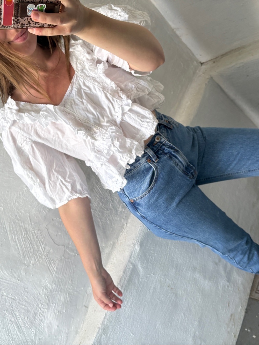 Beautiful ruffled smocked blouse - Picture 14 of 14